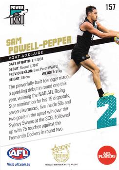 2017 Select Certified #157 Sam Powell-Pepper Back